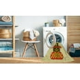 thumbnail image 2 of Ahgly Company Machine Washable Indoor Rectangle Transitional Dark Golden Rod Brown Area Rugs, 8' x 12', 2 of 7