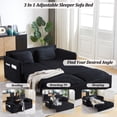 thumbnail image 3 of Queen Size Pull Out Couch,Loveseat Sleeper Sofa Bed,Futon Bed Forliving Room,Apartment, 3 of 7