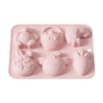 thumbnail image 1 of Easter Silicone 3D Rabbit Silicone 8 Cavities Easter Rabbit Soap Candle Cookie Chocolate, 1 of 4