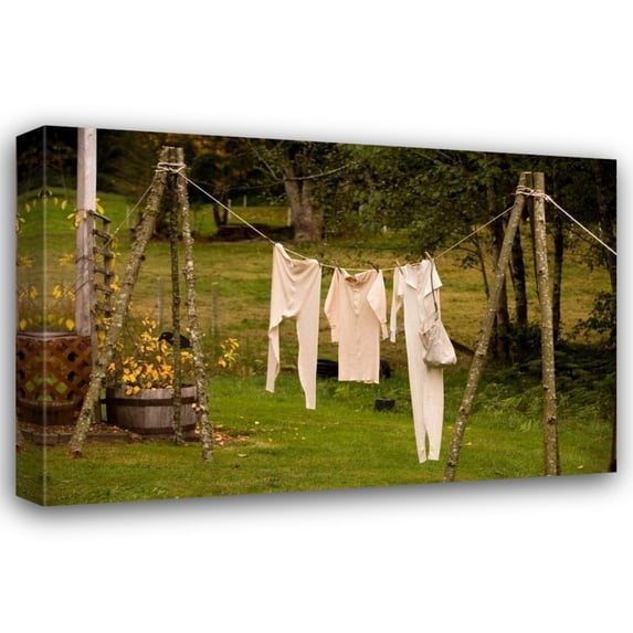Philip Clayton-Thompson 40x28 Gallery Wrapped Canvas Wall Art Titled - Out to Dry I