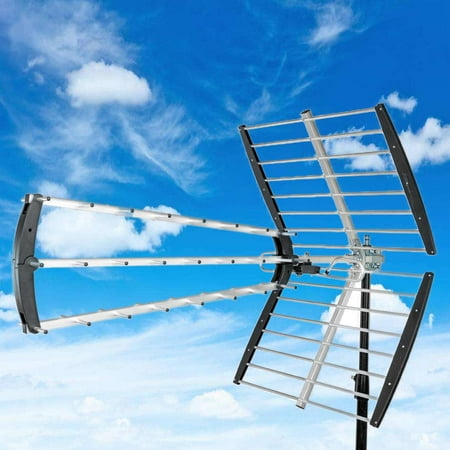 Hdtv Digital Antenna Ktaxon TA-451B Outdoor Amplified HD TV 360 Degree Rotation Antenna Digital UHF Radio ()