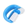 thumbnail image 1 of Guardurnaity Masajeador de músculos del brazo en forma de V portátil deporte relajación pierna hombro doble rodillo Yoga masaje herramienta masajeadores Azul, 1 of 6