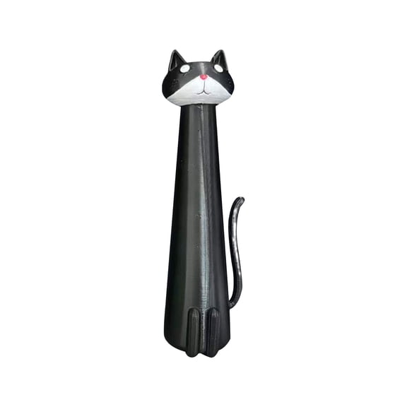 Quirky Cat Vase,Cat Flower Vase,Whimsical Cat Decor Small Planter,7.1 Inch Funny Kitty Planter for Desk,Shelf,Boho Home Decor,Whisker Shaped Flower Vases,Adorable Gifts for Women,Lover(A)