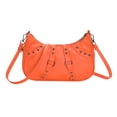 thumbnail image 1 of Bolsa de mano para mujer a la moda con remaches geniales para regalo (naranja) Tmvgtek Para Estrenar, 1 of 8