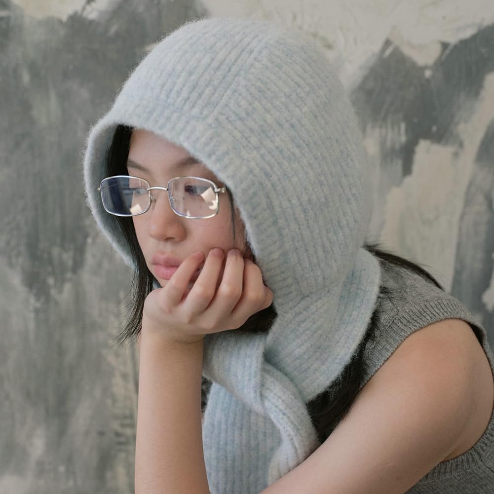 CoCoMangos Knitted Winter Hats for Women with Scarf Ear Flap Beanie Hats for Women Skull Cap Bonnet Hat Bucket Hat Fall Winter Trendy