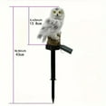 thumbnail image 6 of PLINVON Outdoor Solar Light, Hand-Sprayed Paint Owls Shape Decorative Garden Stakes,Solar Powered Led Lamp Waterproof for Walkway Yard Lawn Landscape, 2Pack, 6 of 7