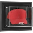 thumbnail image 2 of New Orleans Hornets Hardwood Classics 2008 - 2013 Team Logo Brown Framed Wall-Mounted Cap Case, 2 of 7