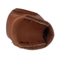 thumbnail image 3 of jinwen Support de Queue de Billard en Cuir Souple Marron avec Presse-Craie, 3 of 7