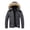 #302-Gray, variant on Ceisia Men Thick Fleece Lined Warm Winter Puffer Coat With Hood Casual Outerwear White XL Gift