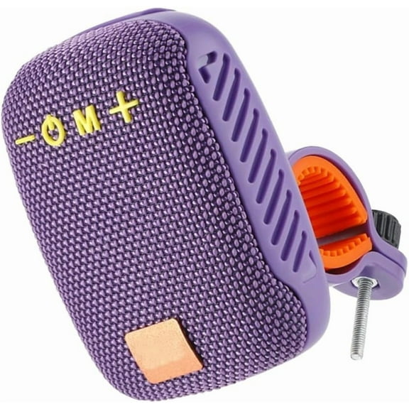 Portable Cycling Bluetooth Speaker, Ipx5 Waterproof Bike Speaker with Stereo & Fm Radio, Outdoor Portable Wireless Speaker for Bicycle/Scooter/Motorcycle Riding, Hiking, Camping