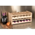 Stacking Wooden Wine Organizer