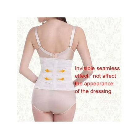 Topumt Lady Women Solid Thin Postpartum Abdomen Girdle Adjustable Waist Body Shaping Belt Body Shaper