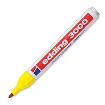 Edding Permanent Marker - Yellow, 3000, Bullet Nib