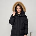 thumbnail image 2 of KAUOD Girls Hooded Parka Coats Quilted Puffer Lightweight Jackets Kids Toddler Winter Warm Coats Outdoor Padded down Outwear, 2 of 6
