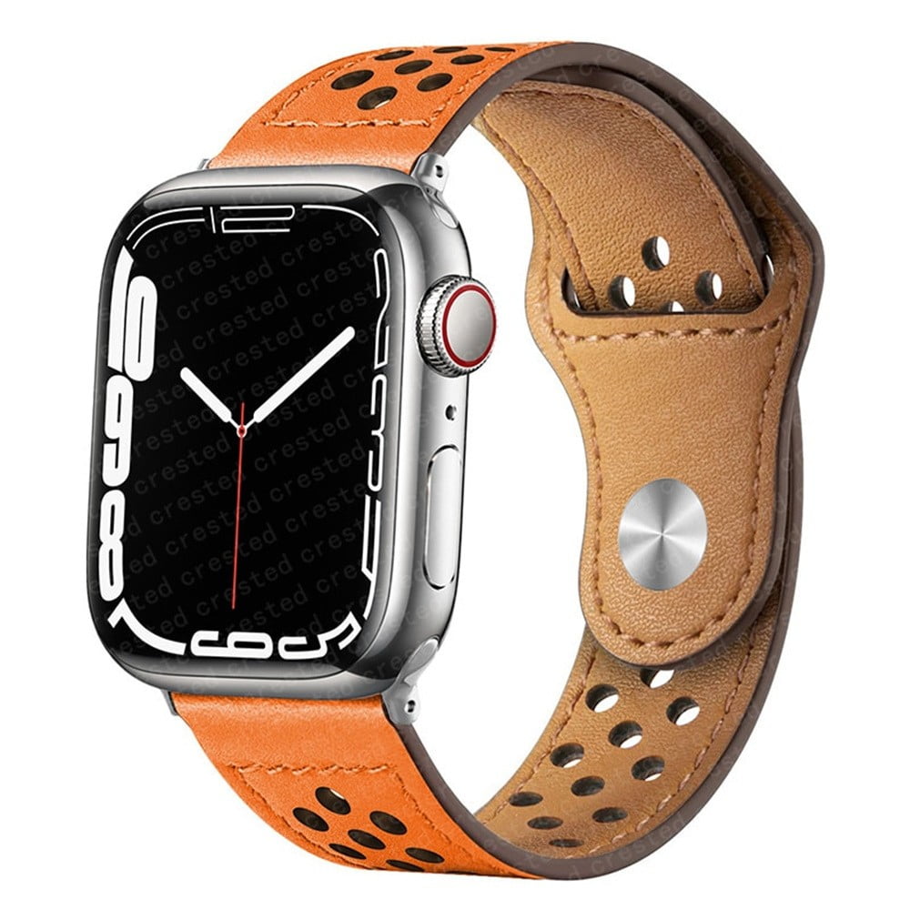 Leather Strap for Apple Watch Band 45mm 44mm 42mm 41mm 40mm 38mm Iwatch 3 4  5 6 SE Bracelet Apple Watch Series 7 Band 