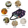 thumbnail image 5 of Lsque Pink Planets And Stars Pattern Beach Tote,Shoulder Handbag,Spacious Tote Bag,Lightweight Travel Bag,Versatile Shopping Bag, 5 of 6