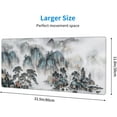 thumbnail image 3 of Japanese Asian Landscape Ink Gaming Mouse Pad Large XL Desk Mat Long Extended Pads Big Mousepad for Home Office Decor Accessories 31.5 X 11.8 Inch, 3 of 7