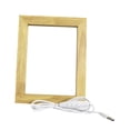 thumbnail image 3 of ROMANSENTIAL 1Pcs Wood Photo Frame Decorative Lighting for Bedroom Decoration, 3 of 8
