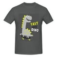 thumbnail image 4 of Bingfone Cute Dinosaur Men'S Loose Fit Short-Sleeve Pocket T-Shirt, 4 of 7