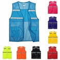 thumbnail image 5 of Ana Men and Women Workwear Summer Mesh Vest Breathable Reflective Strip Printed, 5 of 9