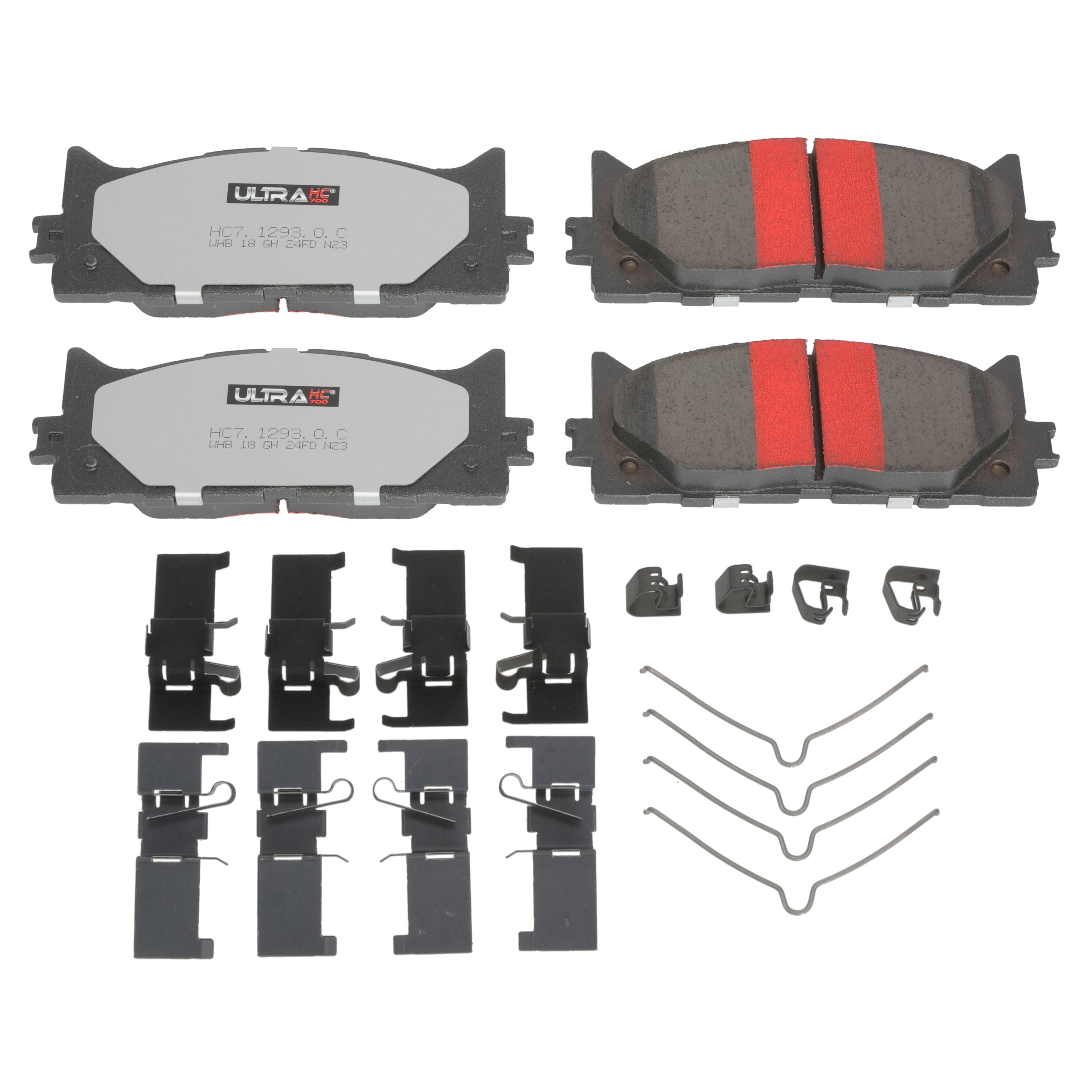 UltraHC 700 Brake Pad Set, Front HC7.1293.0.C, Toyota Camry 2017-2007