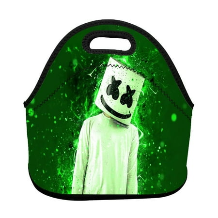 

Cute Mar-Sh Meli0 Neoprene Lunch Bag Insulated Reusable Lunch Bags Handbags Thermal Cooler Lunch Bags