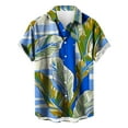thumbnail image 2 of TMOYZQ Big & Tall Hawaiian Shirt for Men Short Sleeve Button Down Shirts Tropical Printed Graphic Summer Casual Vacation Holiday Shirt, 2 of 3