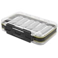 thumbnail image 1 of Caja de señuelos de pesca con mosca, caja de pesca con mosca Caja de almacenamiento de señuelos de mosca ABS Caja de pesca con mosca de dos caras Calidad superior, 1 of 8