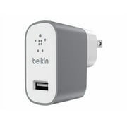 Belkin MIXIT™ Metallic 12W/2.4 Amp USB Home Charger, Gray