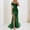 Green, variant on Women's Sequin Prom Dresses with Slit Long Ruched Sparkly Evening Gown (Green S)