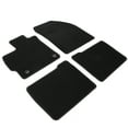 thumbnail image 3 of Ikon Motorsports Floor Mats Compatible With 2012-2015 Toyota Prius, Black Nylon Car Auto Front Rear Carpets Liner 4PC Set Protector, 3 of 9