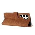 thumbnail image 5 of for Samsung Galaxy S25 Ultra Wallet Case, Classic PU Leather Shockproof Folio Flip Stand Magnetic Closure Money Pocket Simple Business Purse Card Slots Case Cover for Samsung Galaxy S25 Ultra, Brown, 5 of 12