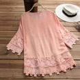 thumbnail image 6 of Women Blouses Summer Short Shirt Ladies Winter Shirts Long Sleeve Shirts with Pocket Casual Dressy Tops for Women Comfortable Memory Foam Womens Athletic Long Sleeve Ladies Clothes plus Pink S, 6 of 6
