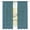 Blue, Teal, Seafoam, Turquoise, variant on Indigo Blue Sheer Curtains 63 Inches Long, Farmhouse Vintage Blue Solid Color Light Filtering Window Curtains for Living Room/Bedroom, Rod Pocket Voile Sheer Curtain Drapes, 52"W x 63"L, 2 Panels