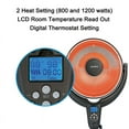 thumbnail image 4 of Optimus 14" Oscillitating Pedestal Digital Dish Heater with Remote, 4 of 8