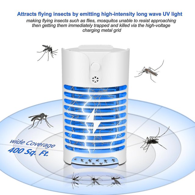 Asesino de mosquitos doméstico LIUXGMXG Trampa por inhalación controlado por luz