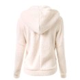thumbnail image 2 of Qarigey Abrigo con capucha de manga larga con cierre frontal abierto para mujer, Sudadera con capucha cálida para ciclismo, ropa de niña, ropa de Color Abrigos y chamarras S Qarigey AP014396-08, 2 of 5