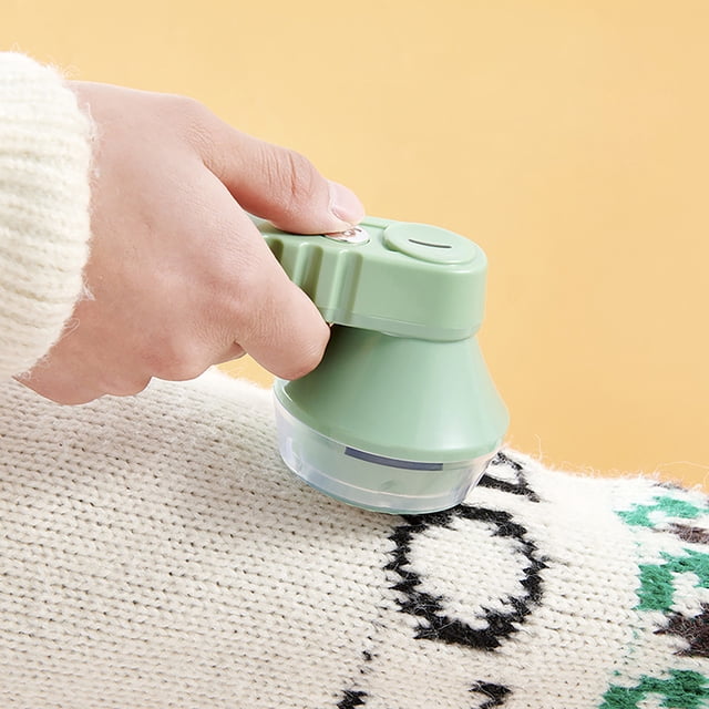 Fiudx Afeitadora de Telas, Quitapelusas Recargable, Cuchillas de Acero Inoxidable, Amplia Superficie de Afeitado, Eliminación Eficiente de Pelusas y Bolitas, Ideal para Viajes, Uso Doméstico, Tamaño
