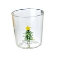 thumbnail image 1 of Taza navideña, taza de café de vidrio, taza para beber, tazas para bebidas, artículos para beber, taza de café 9cmx6.5cmx8.5cm, 1 of 9