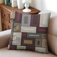 thumbnail image 4 of Set Of 4 Abstract Geometric Pillow Covers 20x20 Inch Linen Decorative Square Throw Pillow Covers for Living Room Sofa Couch Decoration, 4 of 6