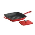 thumbnail image 1 of Tramontina Grill Pan with Press Enameled Cast Iron 11-in Graduated Red, 80131/059DS, 1 of 4