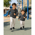 thumbnail image 4 of ClassExceed Kids Boys & Girls Fleece Crewneck Sweatshirt, Charcoal Heather, XS, 4 of 8