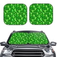 thumbnail image 2 of Yiaed St Patrick's Day2 Print Car Front Windshield Sun Shade,Foldable Anti-UV Car Sunshade for Front Window for Most Vehicles-Small, 2 of 5