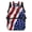 American Flag Pattern, variant on Lightweight Bookbag for School Travel, Polyester Waterproof School Backpack, Horse Racing Pattern