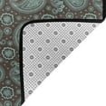 thumbnail image 2 of Arabesque Ethnic Style Paisley Floral Rugs Doormat, Non-Slip Machine Washable Carpets Floor Door Mat , 36" x 24", 2 of 6