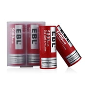 EBL 6-Pack 5000Ah 26650 Li-ion Rechargeable Battery 3.7V 5000mAh HIGH Capacity INR with Storage Case for Flashlight