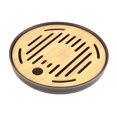 thumbnail image 4 of Bamboo Round Tea Tray Teapot Mat Serving Tray Drainage Water Storage Tea Set Home Supplies, 4 of 8