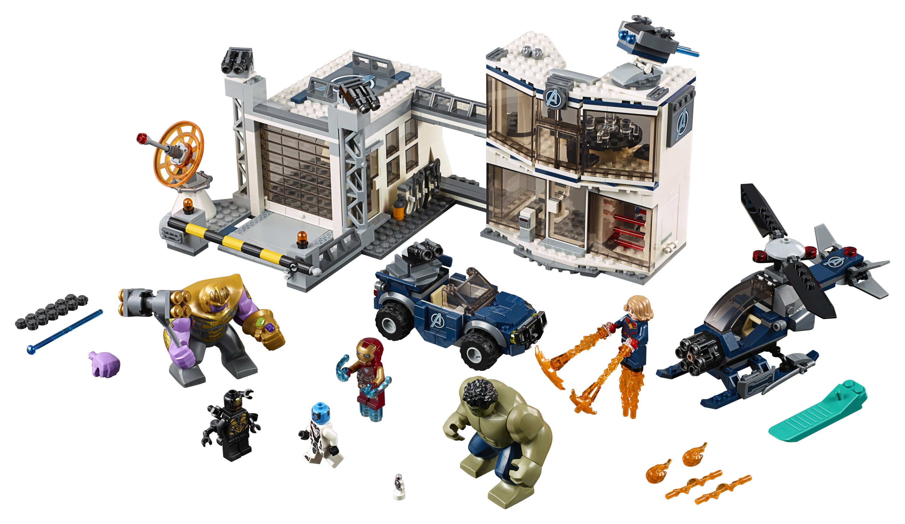 Uregelmæssigheder Eventyrer Rusland LEGO Marvel Avengers Compound Battle 76131 Building Set (699 pieces) -  Walmart.com