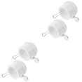 thumbnail image 1 of HLONK 2pcs  2Pcs Rotating Mounting Rings 360 Degree Free Flag Pole Kit 0.75-1.02Inch Diameter (White), 1 of 12