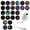 Multicolor-6, variant on Galaxy Projector, Starry Sky Lamp Night Light for Bedroom, Mini USB Fantasy Ceiling Wall LED Nightlights Decor (10 Projection Films)